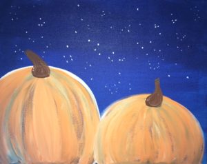 how to paint pumpkins on canvas