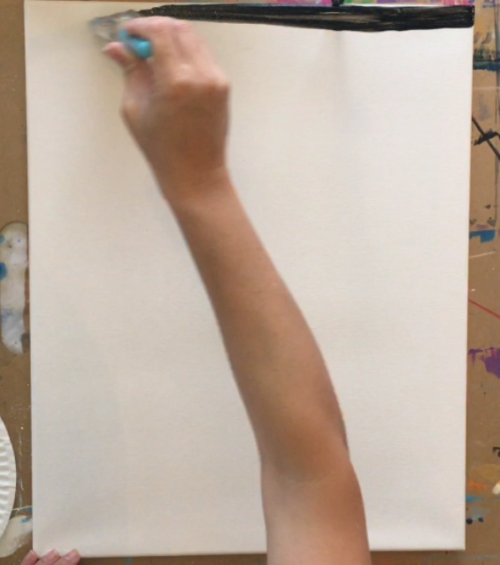 How To Paint A Flamingo Christmas Sunset - Step By Step Painting