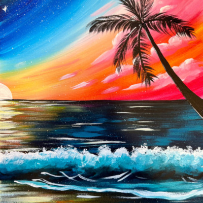 How To Paint “Twilight Tides” – Acrylic Painting Tutorial