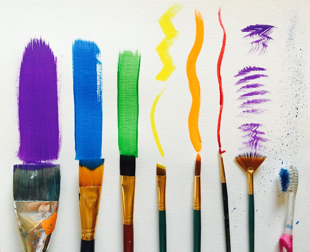 ctrl paint brush technique