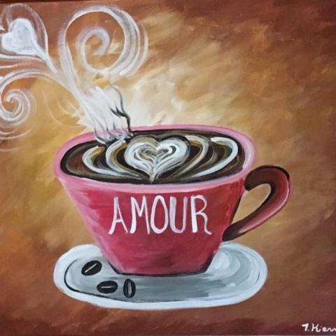 coffee themed art