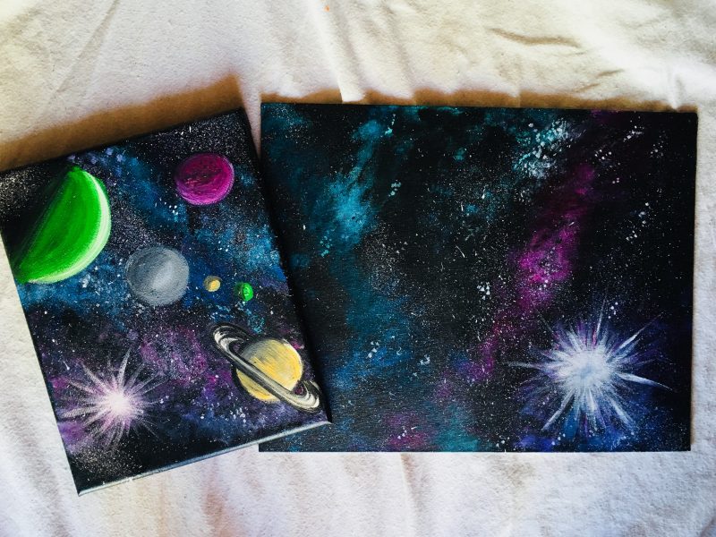 Galaxy painting 