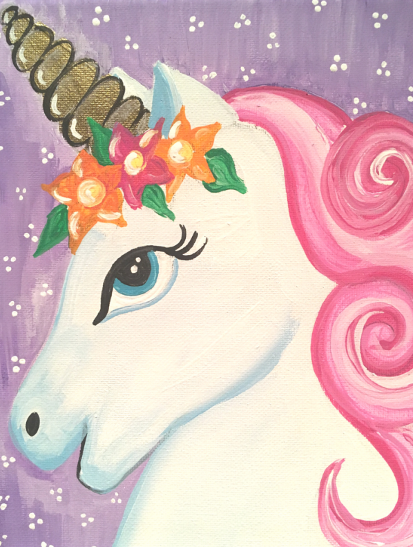 Cute Unicorn Painting