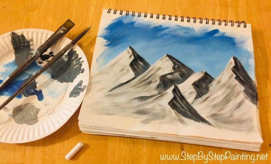 Mountain painting 