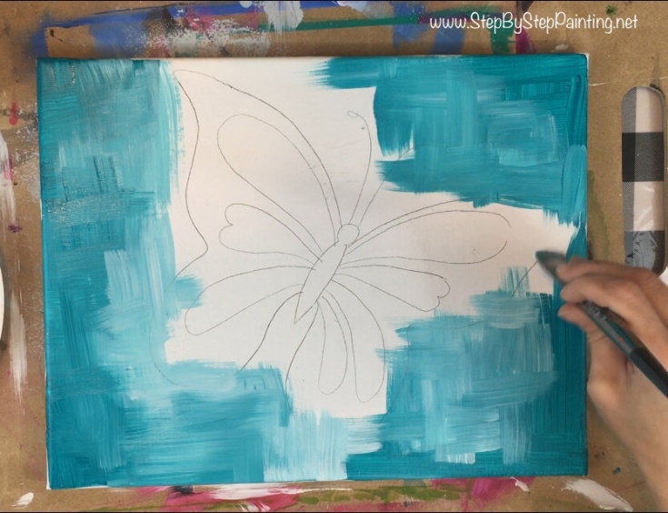 Butterfly Painting - How To Paint A Butterfly In Acrylics - Step By Step