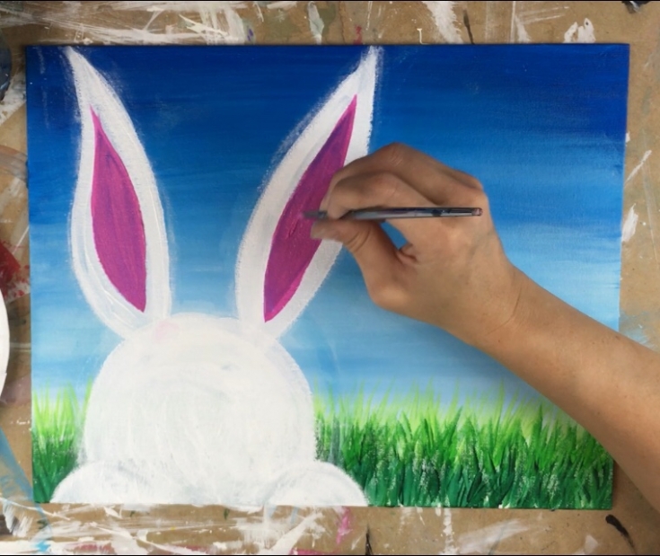 How To Paint An Easter Bunny - Tracie Kiernan - Step By Step Painting