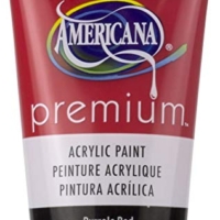 Deco Art Pyrrole Red Americana Premium Acrylic Paint Tube 2.5oz