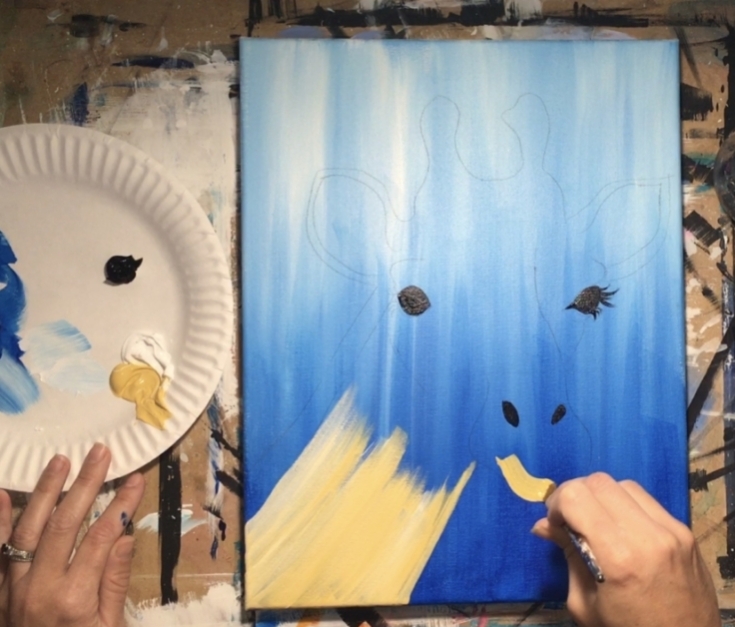 How To Paint A Giraffe - Tracie Kiernan - Step By Step Painting