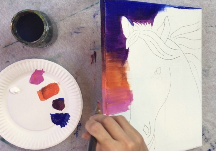 How To Paint A Horse - Step By Step Painting Tutorial