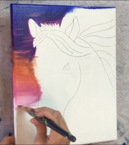 How To Paint A Horse - Step By Step Painting Tutorial