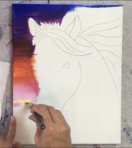 How To Paint A Horse - Step By Step Painting Tutorial