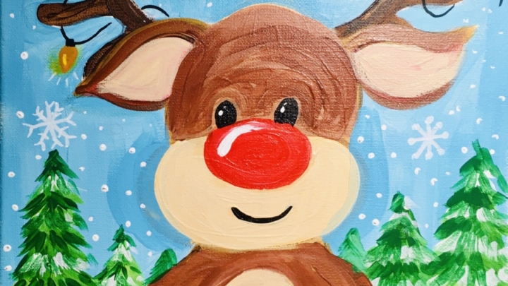 Rudolph Kids Painting Kit
