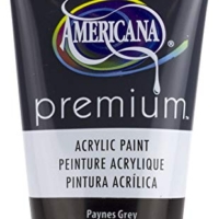 DecoArt Payne's Grey Americana Premium Acrylic Paint Tube 2.5oz