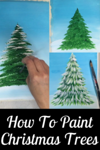 Link to how to paint Christmas Trees Techniques