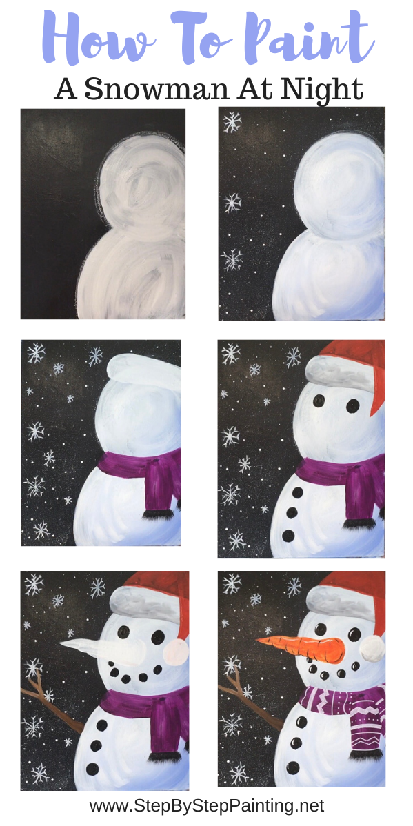 Snowman painting 
