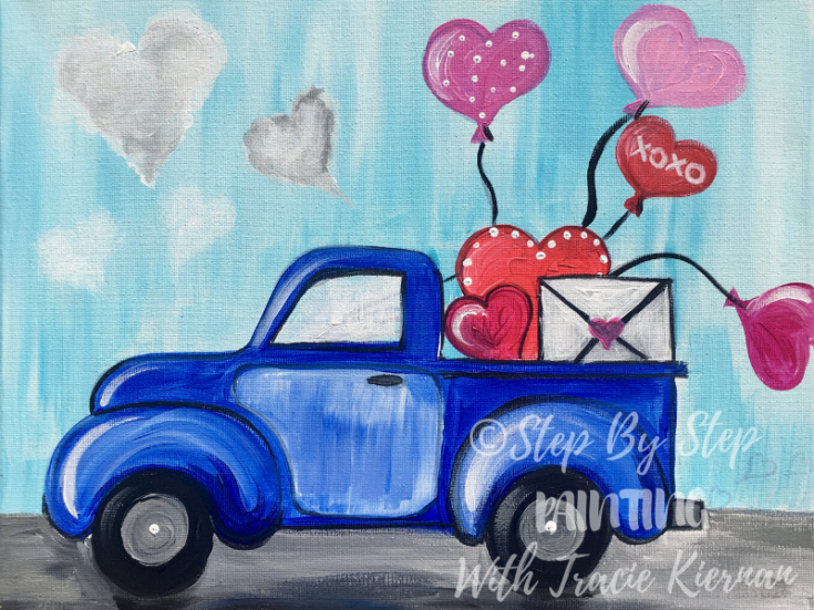 Love Truck Painting