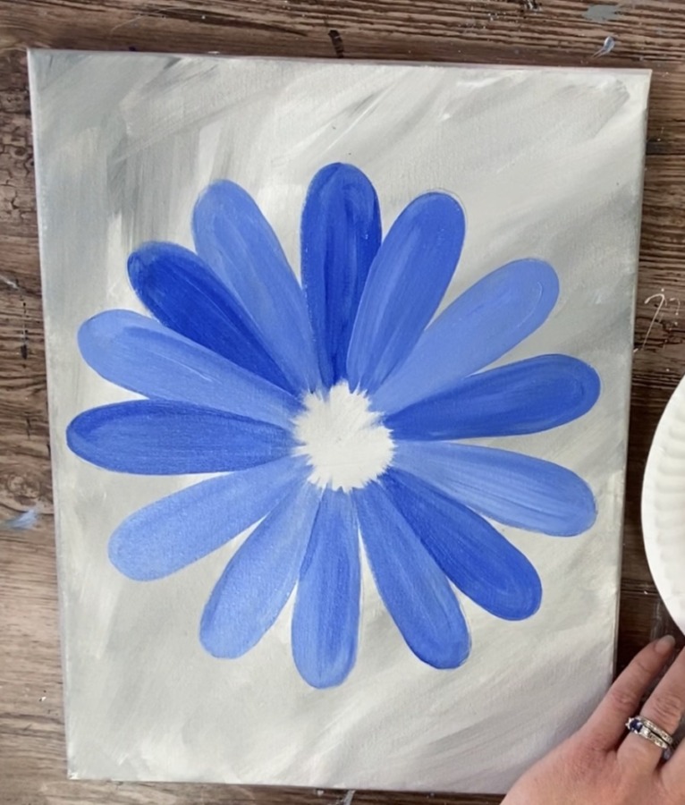 Flower Painting - Step By Step Painting - Tutorial for Beginners