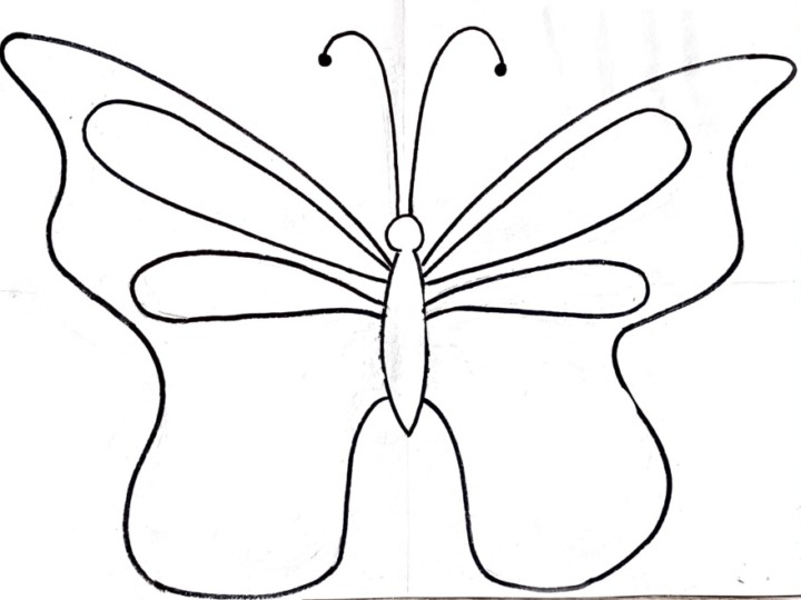 How To Draw A Butterfly - Easy - Step By Step Drawing Tutorial