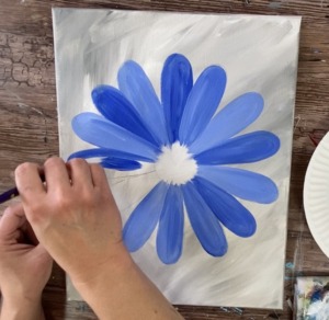 Flower Painting - Step By Step Painting - Tutorial for Beginners