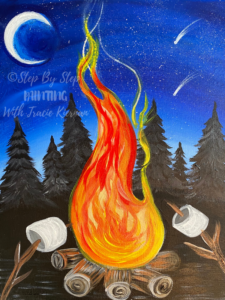 Campfire Painting