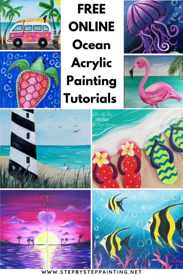 10 Beach Paintings For The Beginner Acrylic Painter