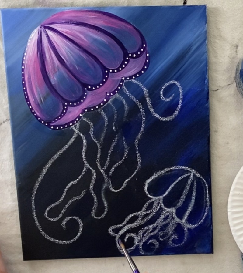 How To Paint A Jellyfish - Tracie Kiernan - Step By Step Painting