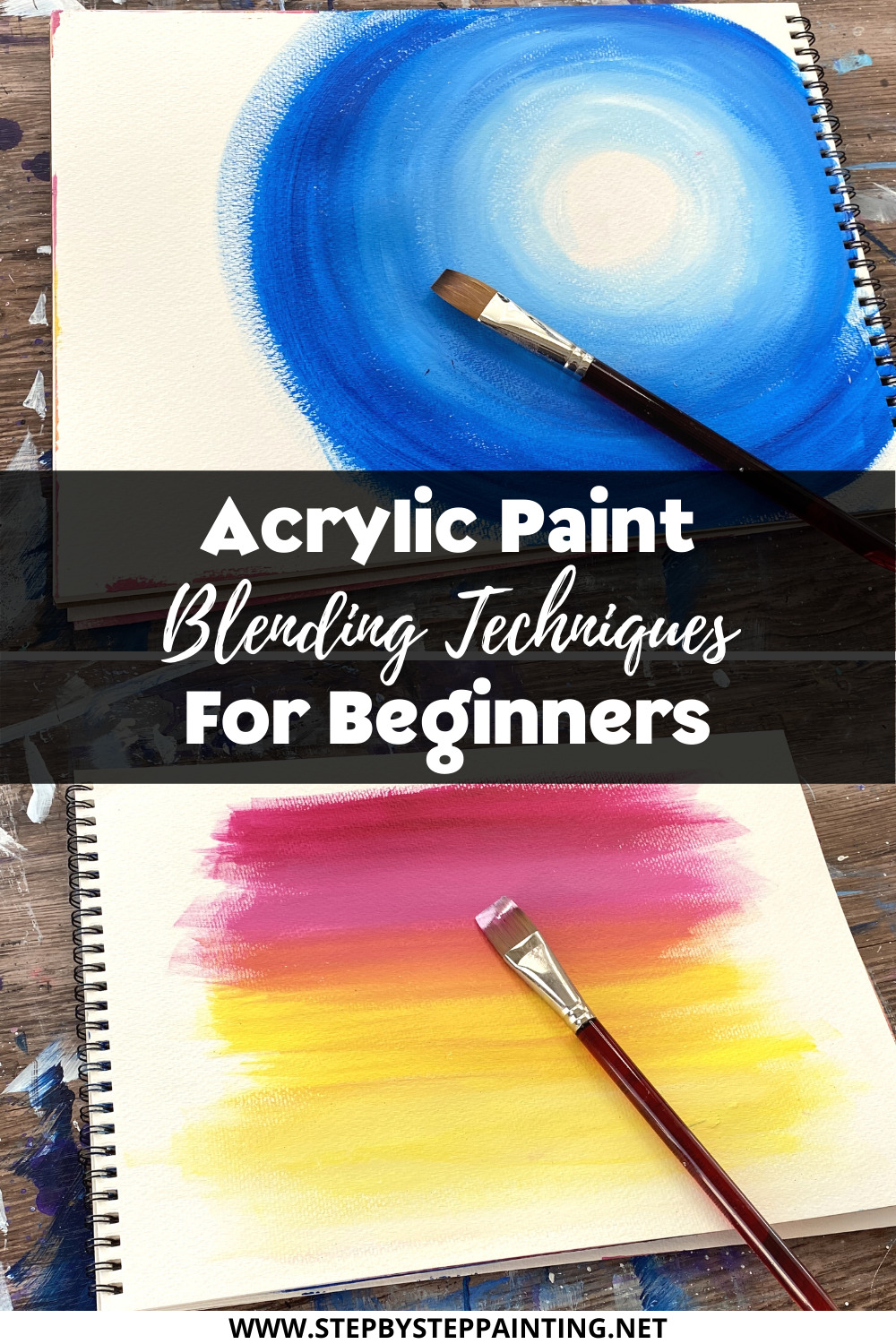 How To Blend Acrylic Paint - Step By Step Painting With Tracie Kiernan