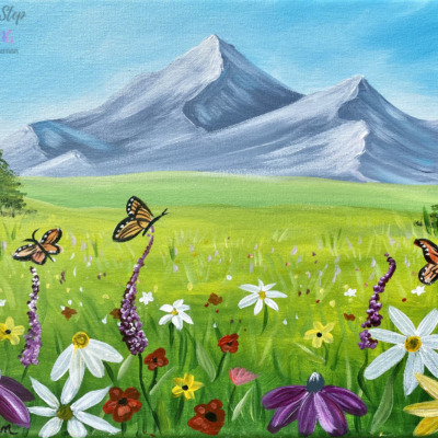 “Wildflower Landscape” – Exclusive Painting Tutorial