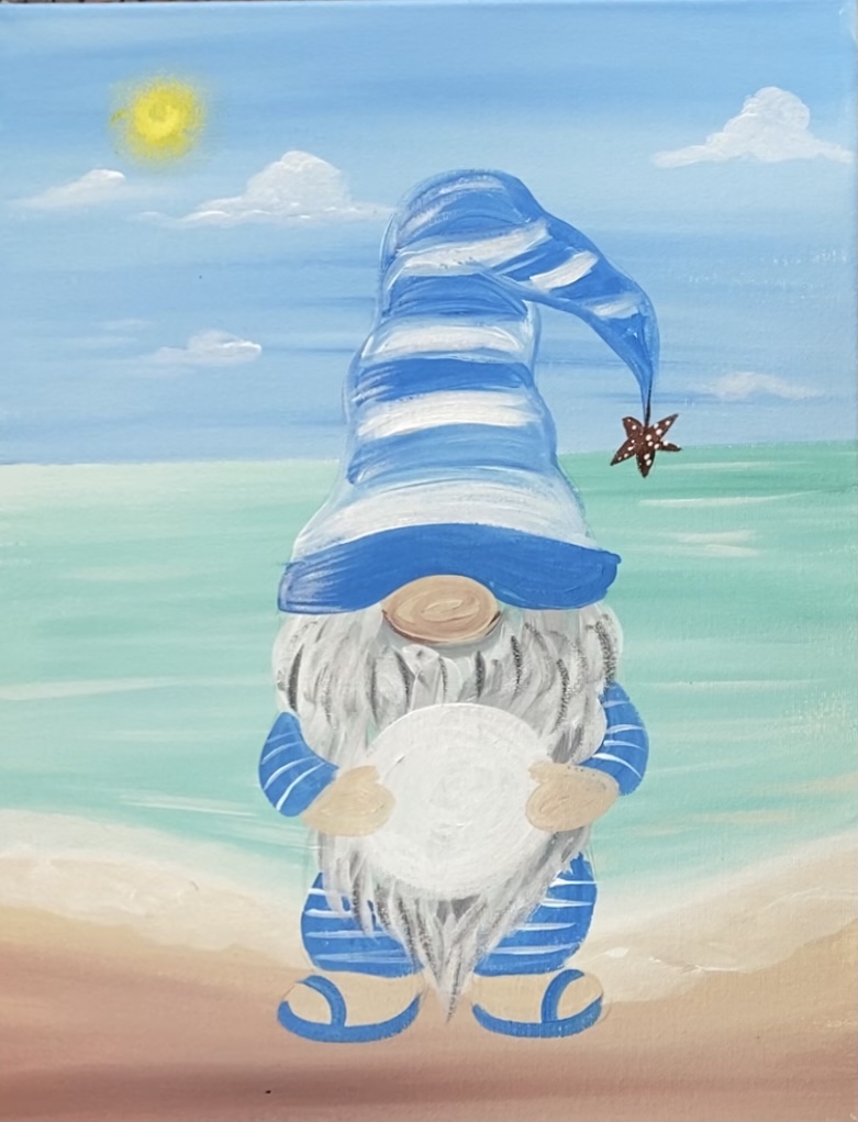 Summer Gnome Painting Tutorial - Step By Step Painting With Tracie Kiernan