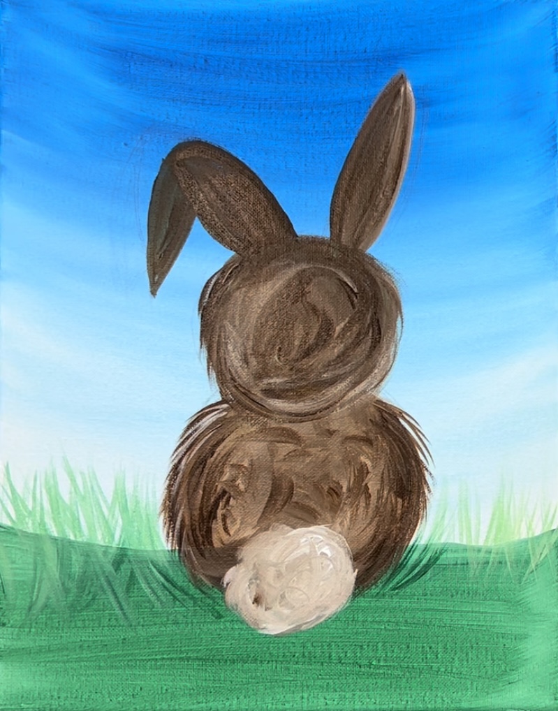 Chocolate Bunny Acrylic Painting Tutorial - Tracie Kiernan - Step By ...