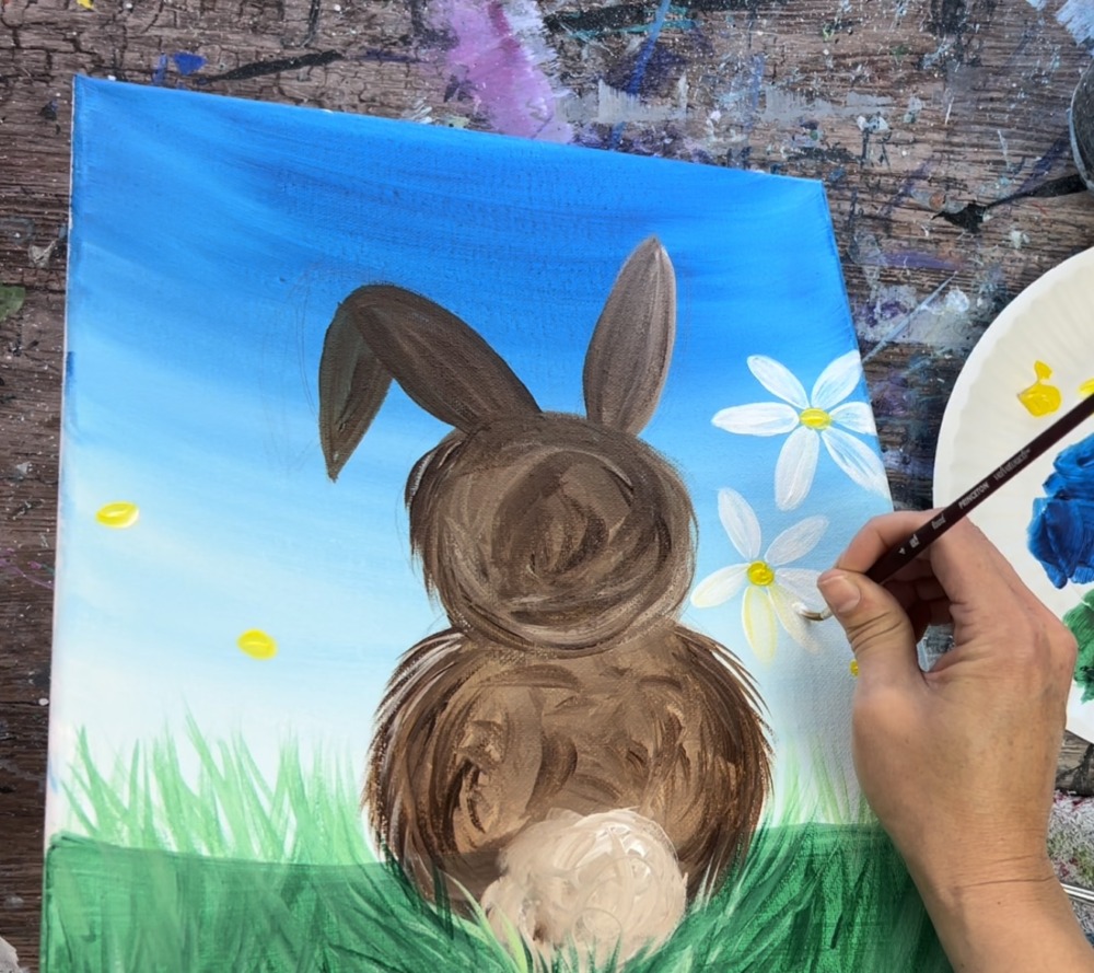 Chocolate Bunny Acrylic Painting Tutorial - Tracie Kiernan - Step By ...