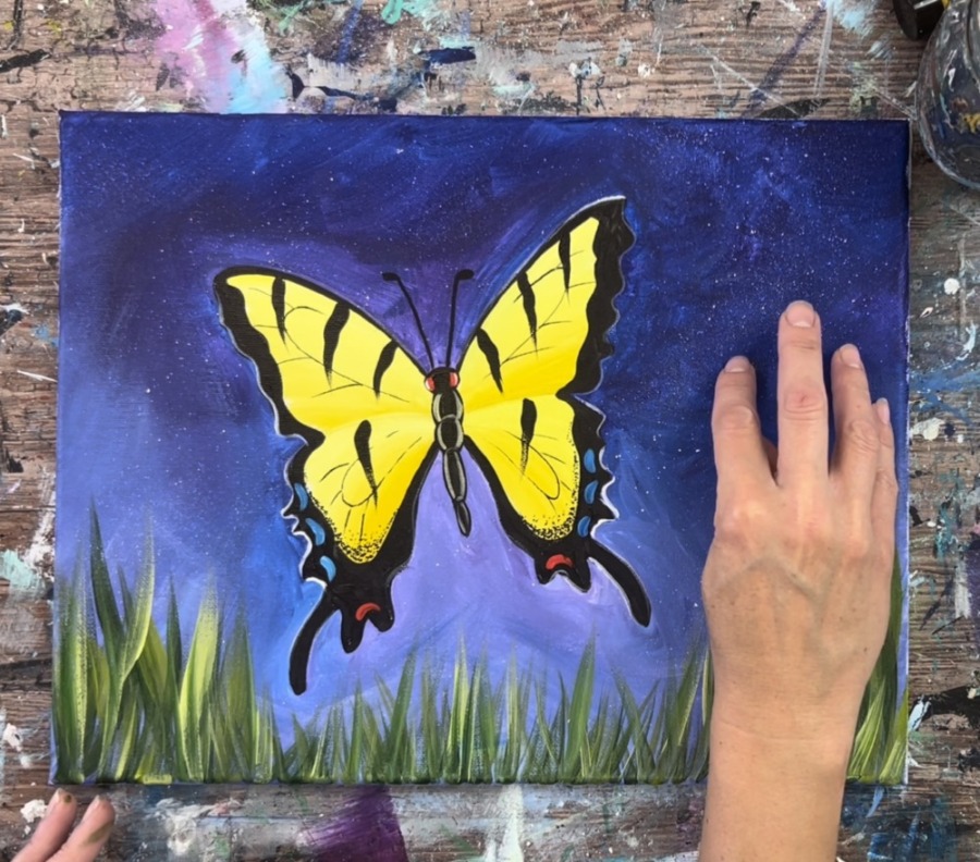 How To Paint A Swallowtail Butterfly - Step By Step Online Tutorial