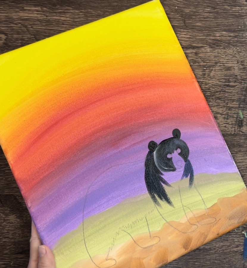 How To Paint "Bear Forest" Bear Painting Online Tutorial Tracie