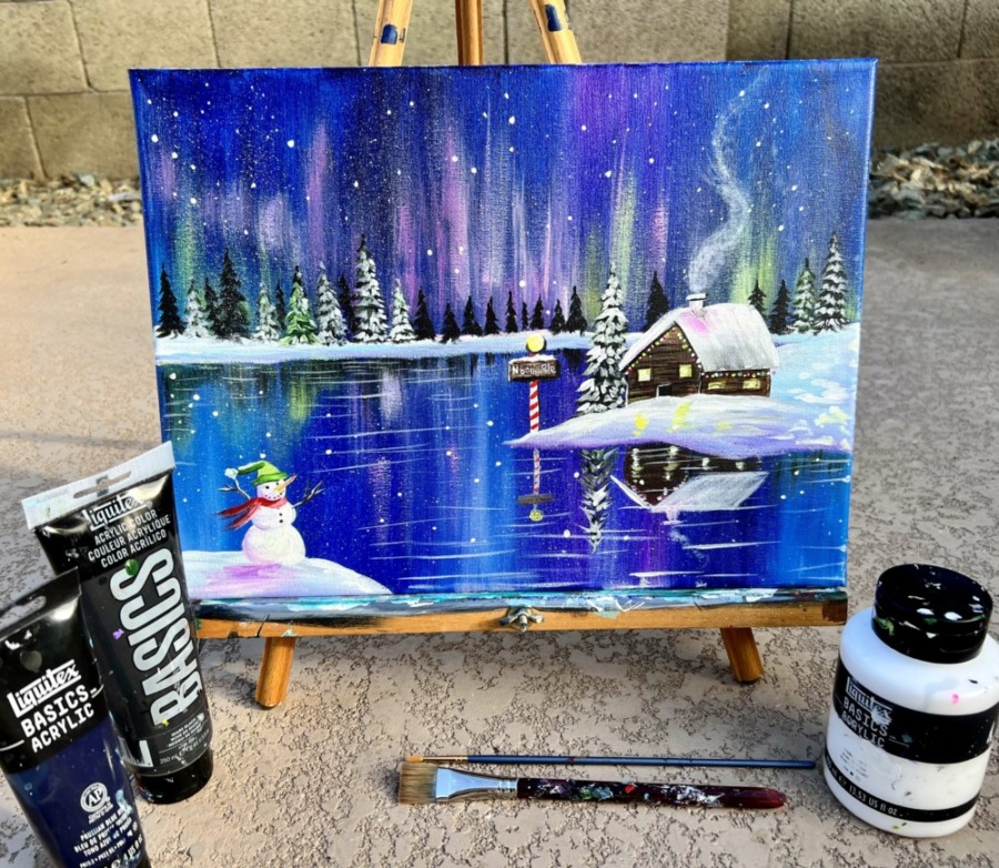 North Pole Lodge - Exclusive Members Painting Tutorial - Tracie Kiernan ...