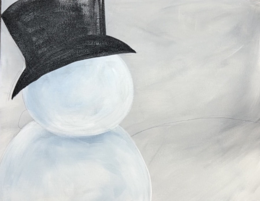 Snowman With Ornaments - Acrylic Painting Tutorial - Tracie Kiernan ...