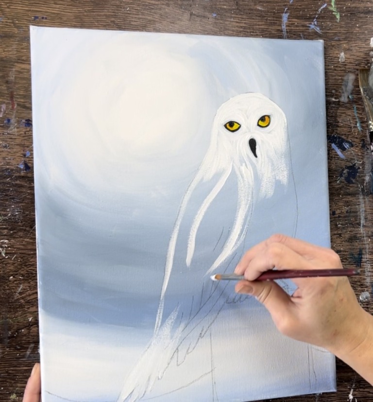 Owl Painting Acrylic Online Tutorial