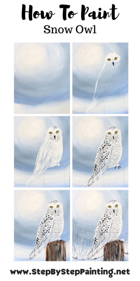 Owl Painting - Acrylic Online Tutorial