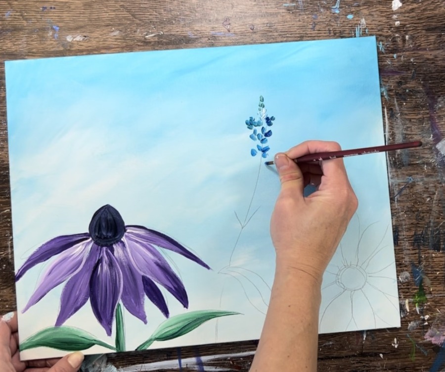 Bee Painting - Online Acrylic Tutorial