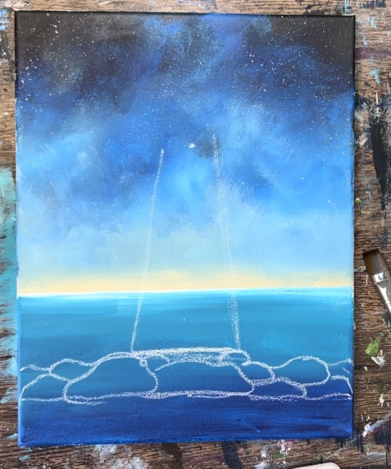 Lighthouse Painting - Acrylic Online Tutorial