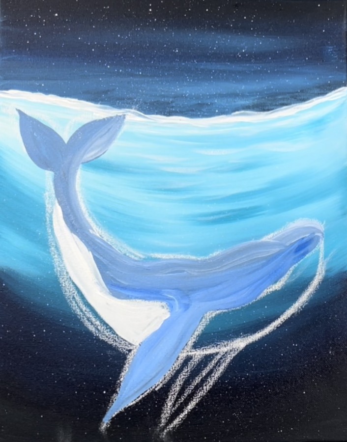 How To Paint A Blue Whale - Step By Step Tutorial - Tracie Kiernan ...