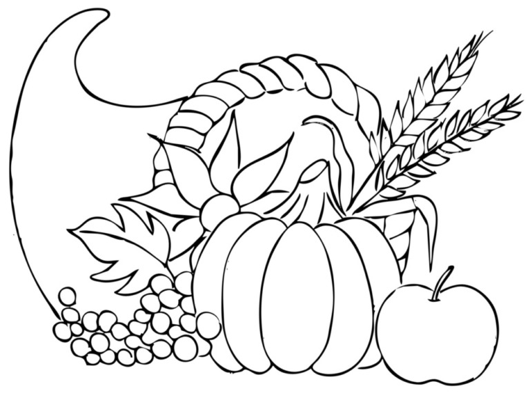 Cornucopia Layout How To Paint A Cornucopia - Step By Step Painting Tutorial - Tracie ...
