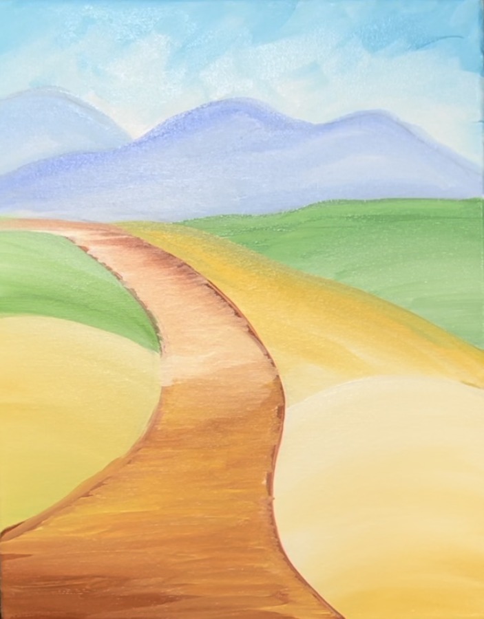 How To Paint A "Tuscan Landscape" - Acrylic Painting Tutorial - Tracie ...