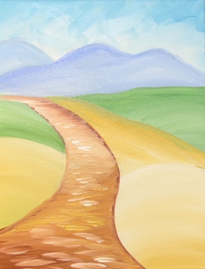 How To Paint A "Tuscan Landscape" - Acrylic Painting Tutorial - Tracie ...