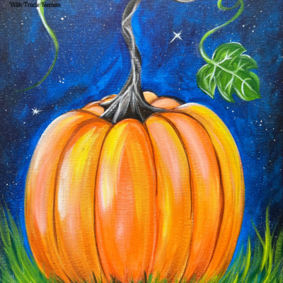 “The Great Pumpkin” – Acrylic Painting Tutorial