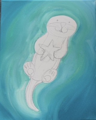 How To Paint "Otter Bliss" - Sea Otter Acrylic Painting Tutorial ...