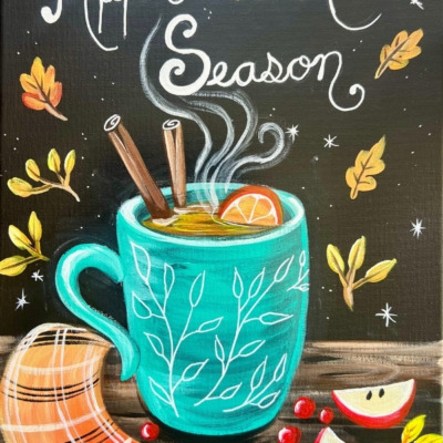 How To Paint “Apple Cider Season” – Acrylic Tutorial