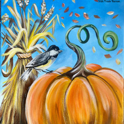 Cornstalk Harvest – Acrylic Painting Tutorial