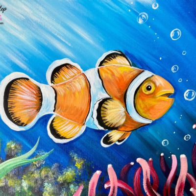 Clownfish Painting – Acrylic Tutorial