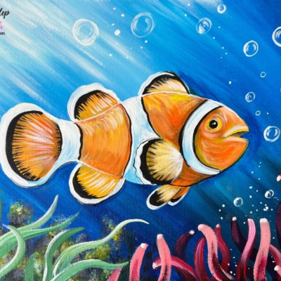 Clownfish Painting – Acrylic Tutorial