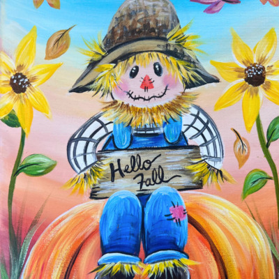 Pumpkin Patch Keeper – Acrylic Painting Tutorial